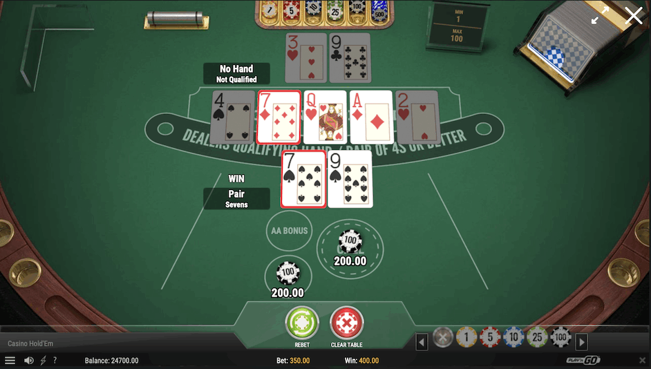 Casino Hold’em by Play’n GO - 2